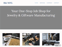 Tablet Screenshot of bjmfg.com